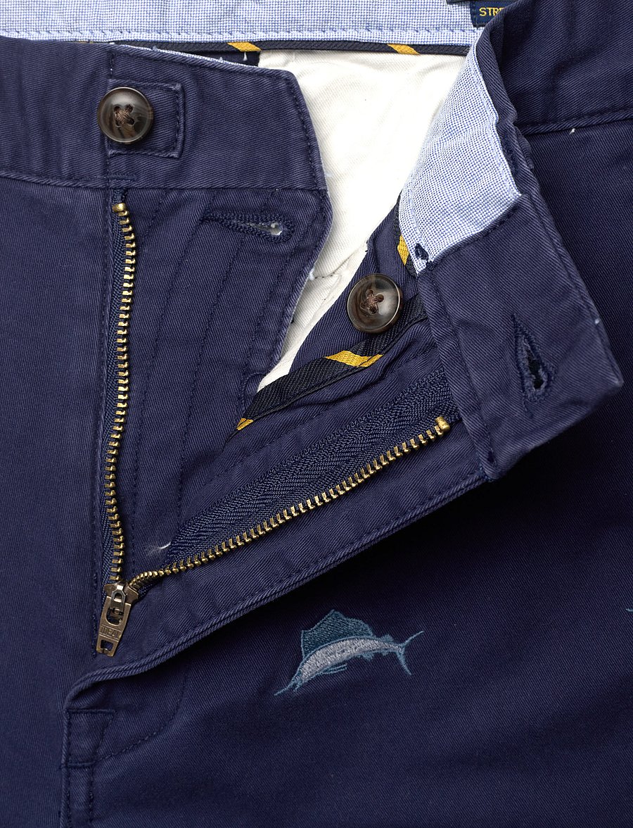 Polo Ralph Lauren - 8-Inch Straight Fit Stretch Chino Short - newport navy/marl - 3