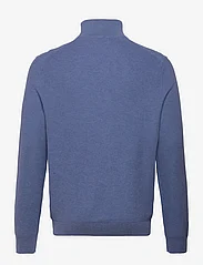 Polo Ralph Lauren - Mesh-Knit Cotton Quarter-Zip Sweater - vīriešiem - blue stone hthr - 1