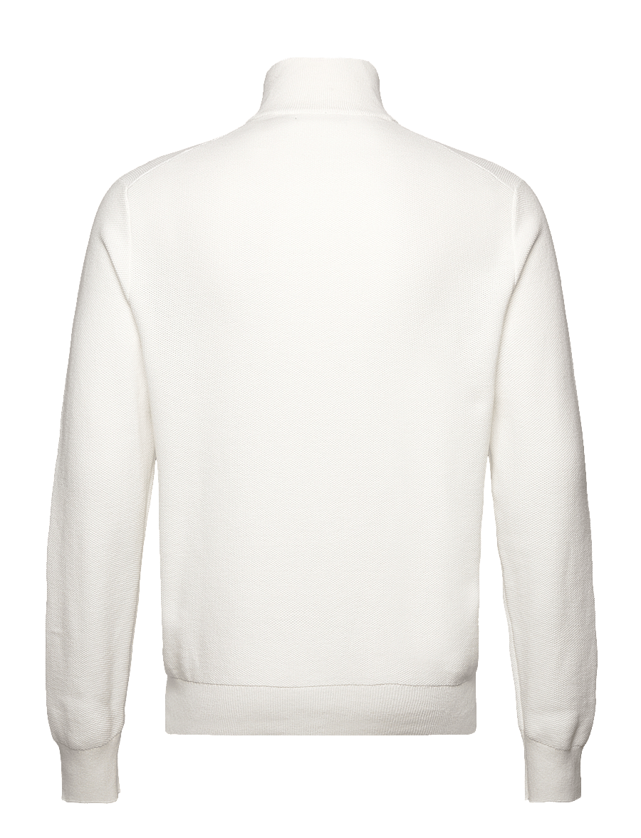 Polo Ralph Lauren - 32/2 COTTON-LSL-PLO - swetry zapinane do połowy - deckwash white - 2