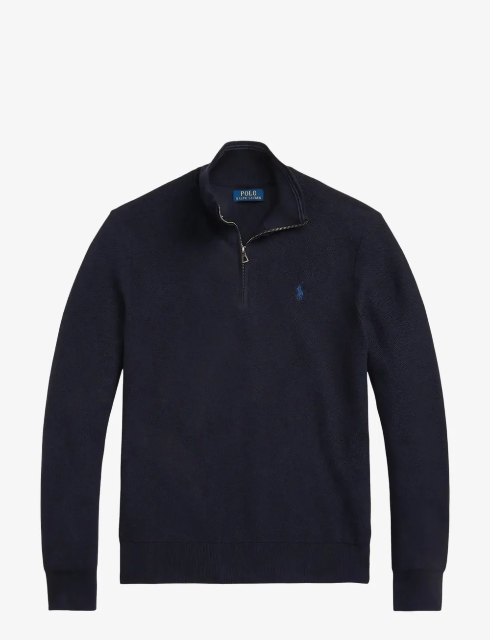 Polo Ralph Lauren Mesh knit Cotton Quarter zip Sweater Half zip
