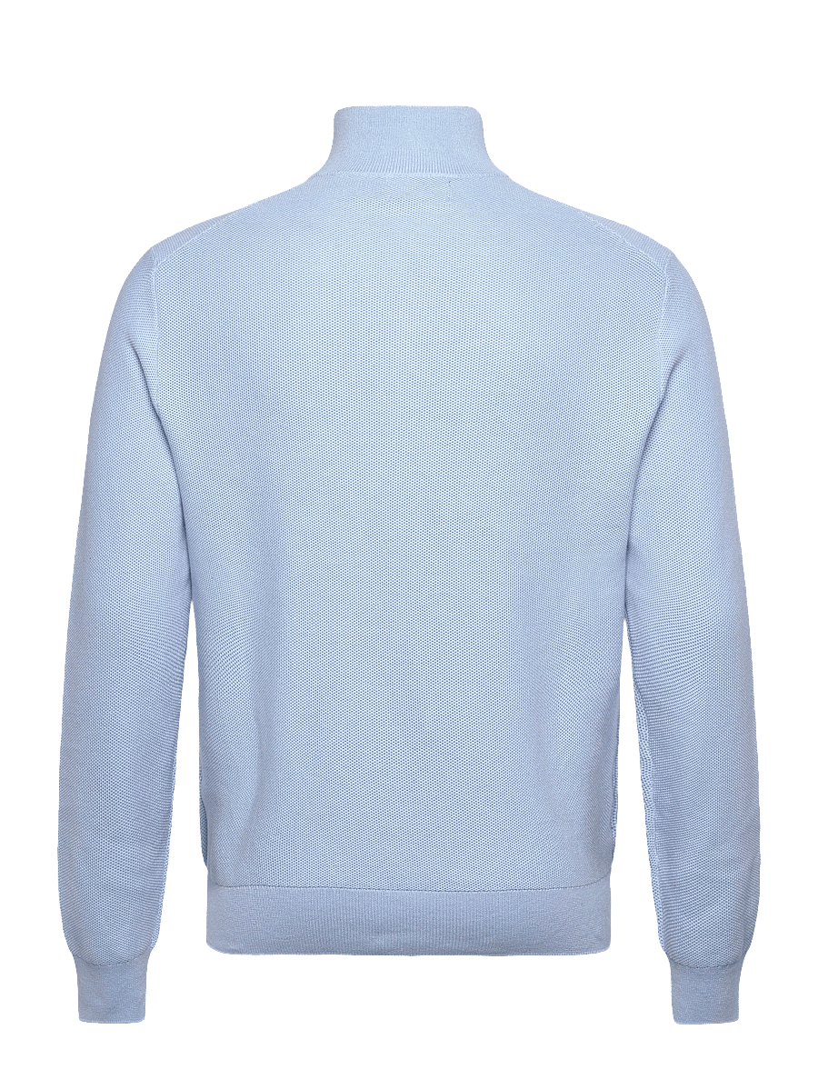 Polo Ralph Lauren - 32/2 COTTON-LSL-PLO - pullover mit halbem reißverschluss - office blue - 2