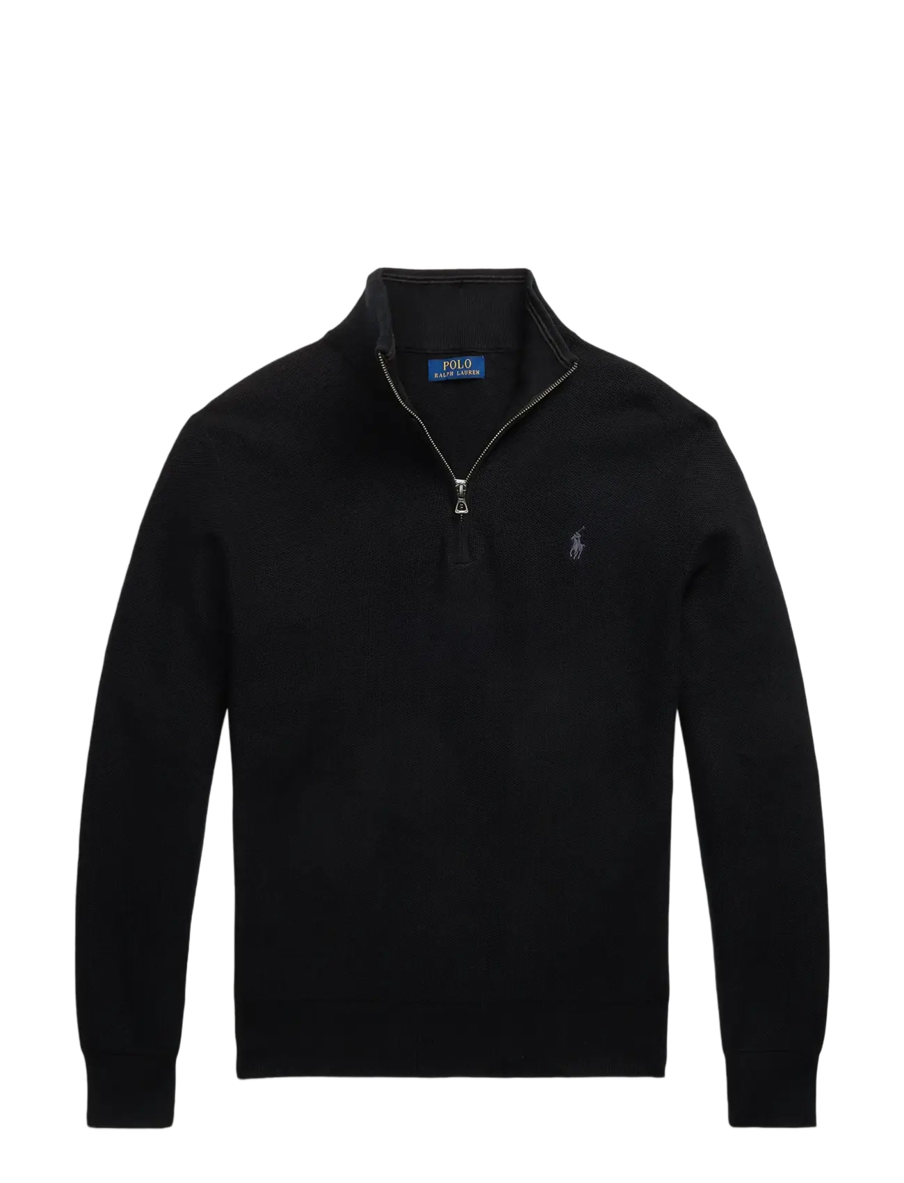 Polo Ralph Lauren - 32/2 COTTON-LSL-PLO - halfzip strik - polo black/tonal - 2