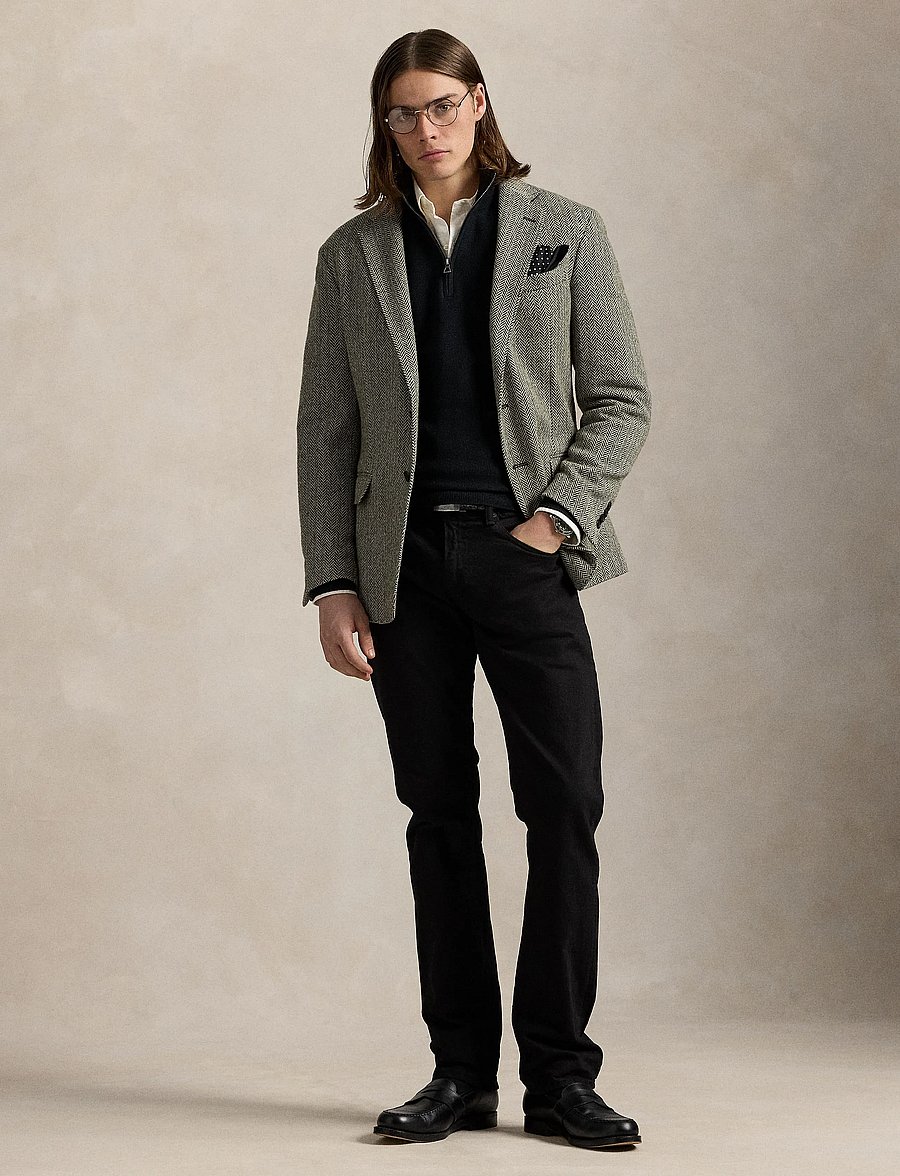 Polo Ralph Lauren - 32/2 COTTON-LSL-PLO - tõmblukk-kaelusega džemprid - polo black/tonal - 0