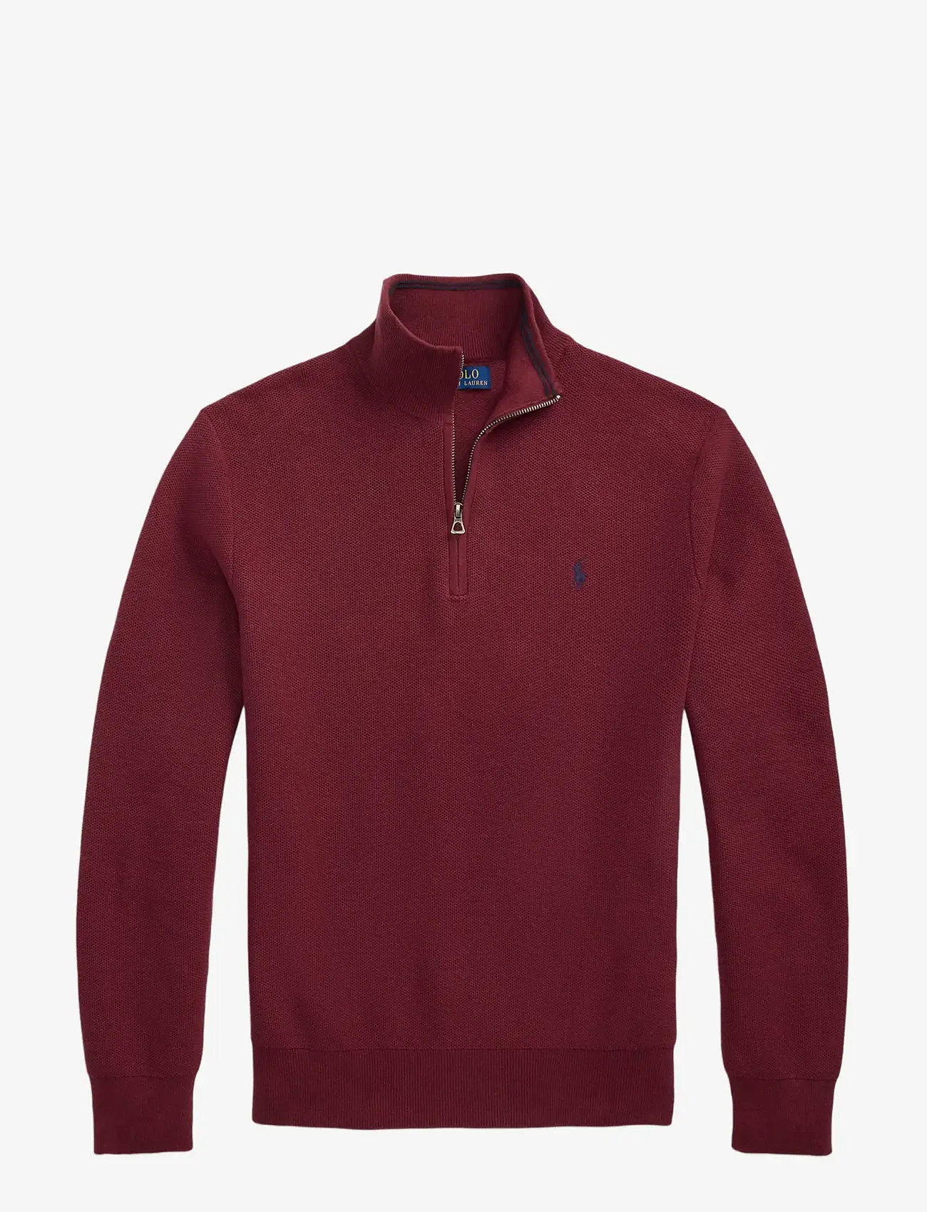 Polo Ralph Lauren - 32/2 COTTON-LSL-PLO - half zip-trøjer - red wine - 1
