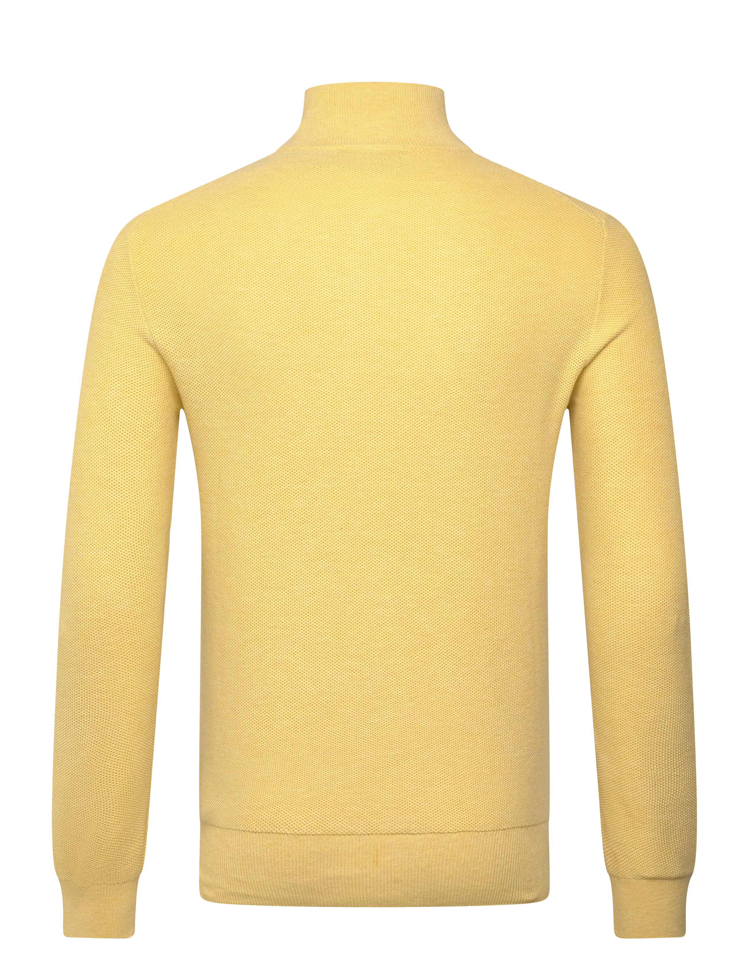 Polo Ralph Lauren - 32/2 COTTON-LSL-PLO - halfzip strik - soft yellow hthr - 2