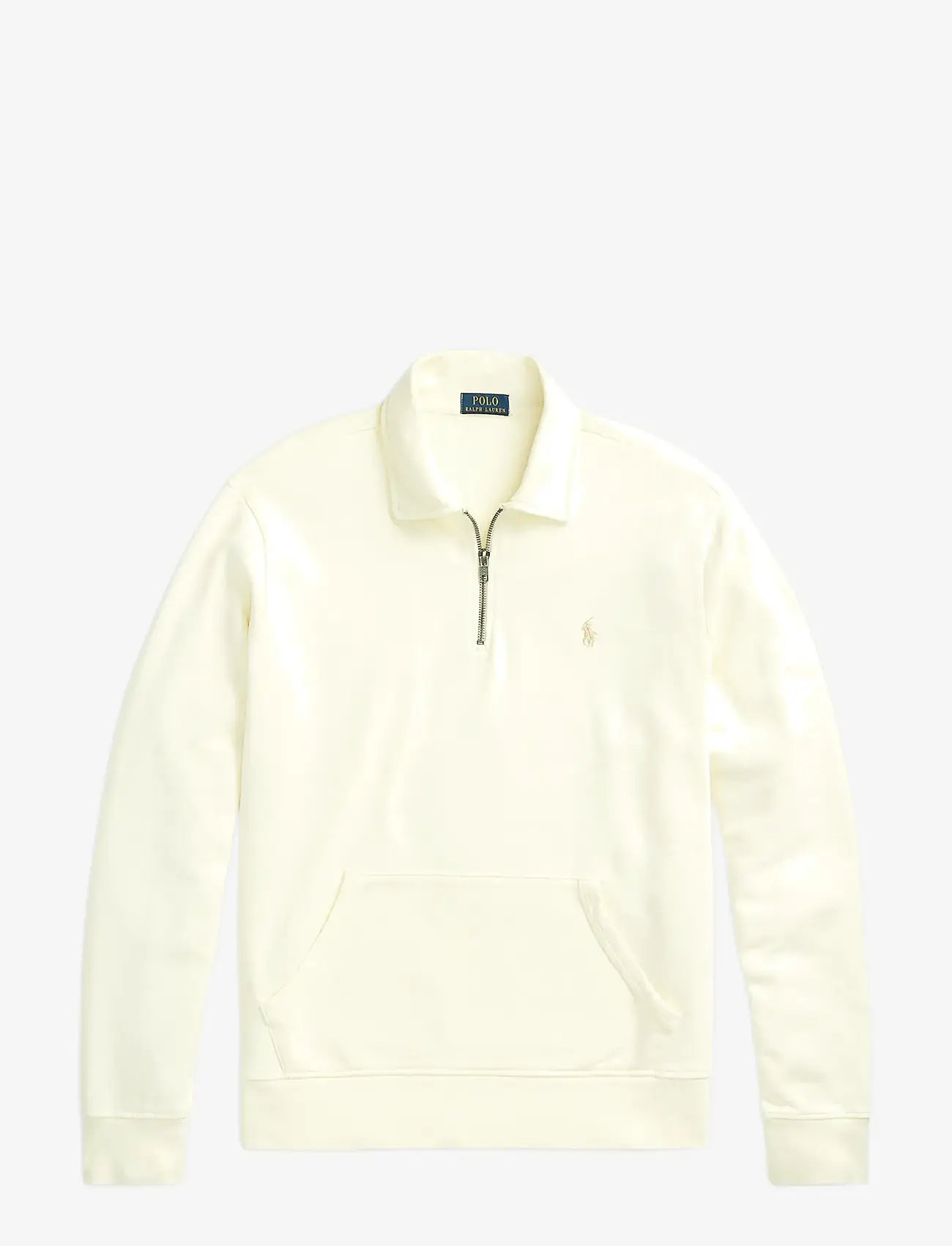 Polo Ralph Lauren - Loopback Fleece Quarter-Zip Sweatshirt - shoppa efter tillfälle - clubhouse cream - 1