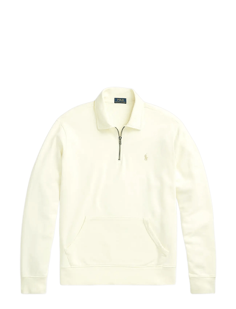 Polo Ralph Lauren - Loopback Fleece Quarter-Zip Sweatshirt - shoppa efter tillfälle - clubhouse cream - 1