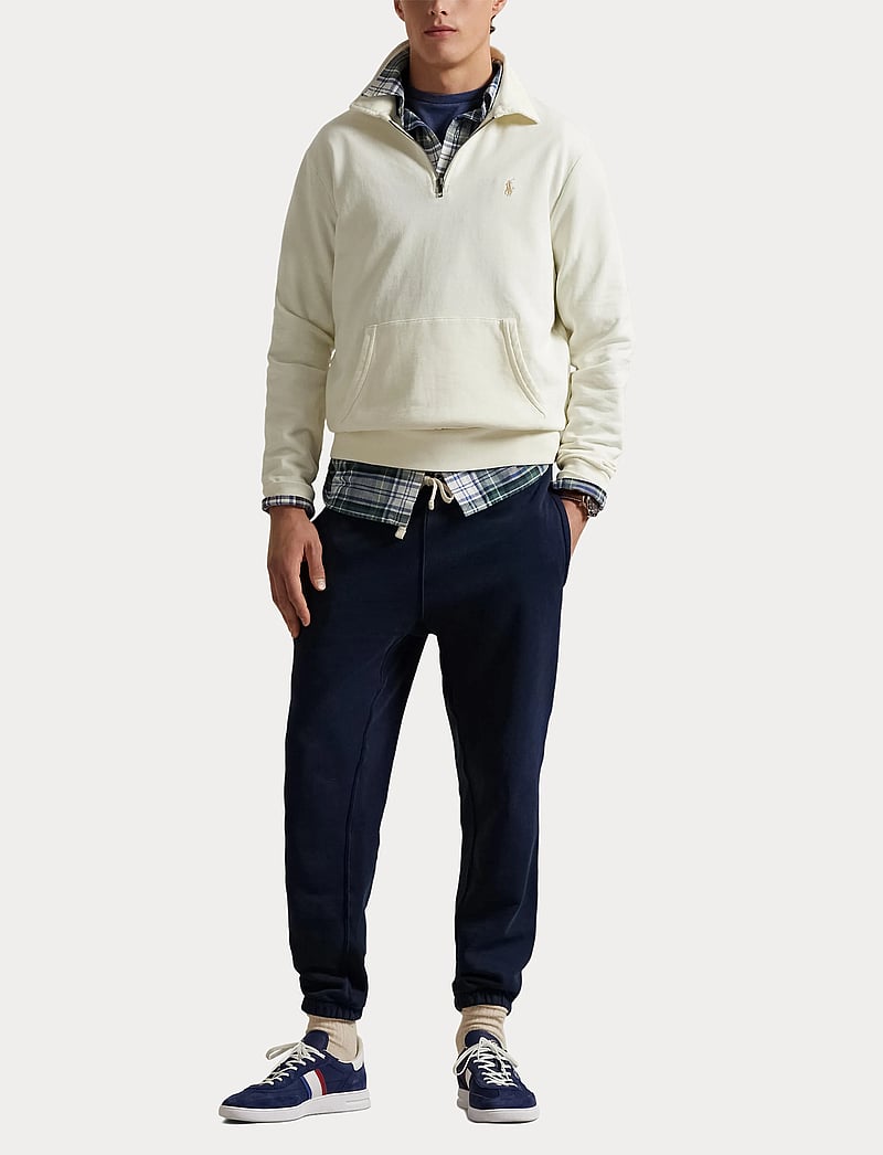 Polo Ralph Lauren - Loopback Fleece Quarter-Zip Sweatshirt - shoppa efter tillfälle - clubhouse cream - 4