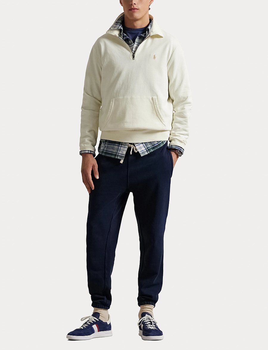 Polo Ralph Lauren - Loopback Fleece Quarter-Zip Sweatshirt - nach anlass kaufen - clubhouse cream - 4