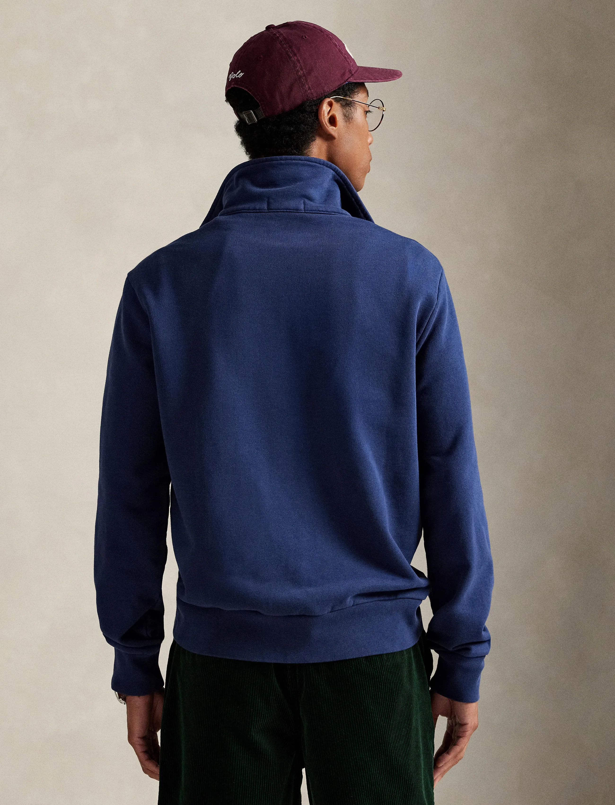 Polo Ralph Lauren - Loopback Fleece Quarter-Zip Sweatshirt - osta olukorra järgi - cruise navy - 2