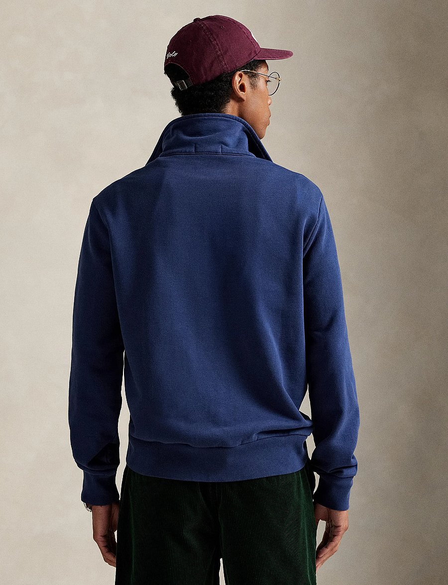 Polo Ralph Lauren - Loopback Fleece Quarter-Zip Sweatshirt - osta olukorra järgi - cruise navy - 2