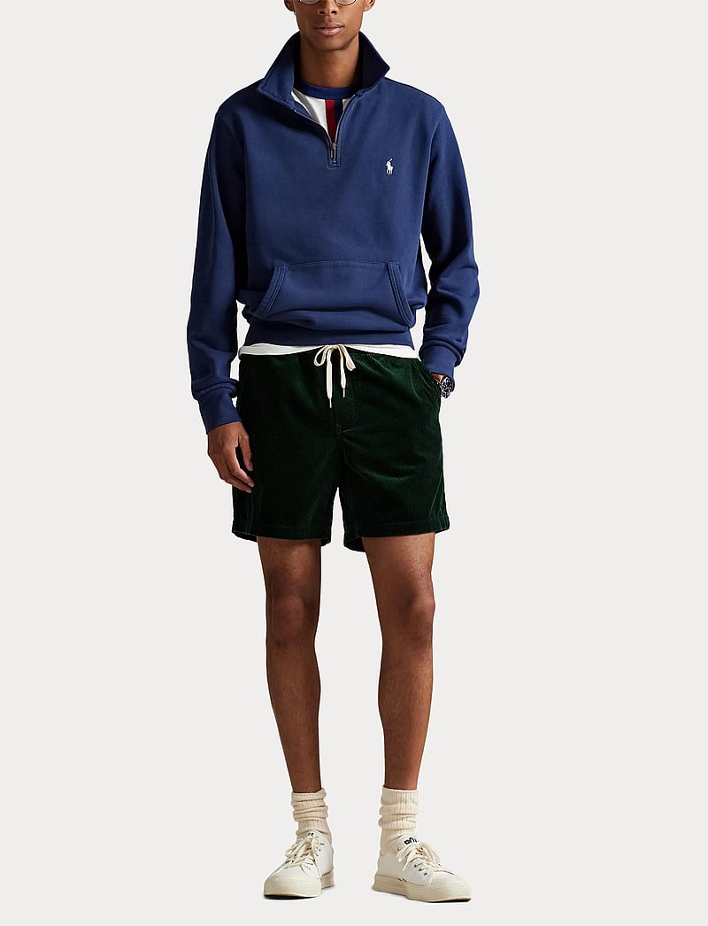 Polo Ralph Lauren - Loopback Fleece Quarter-Zip Sweatshirt - shoppa efter tillfälle - cruise navy - 4