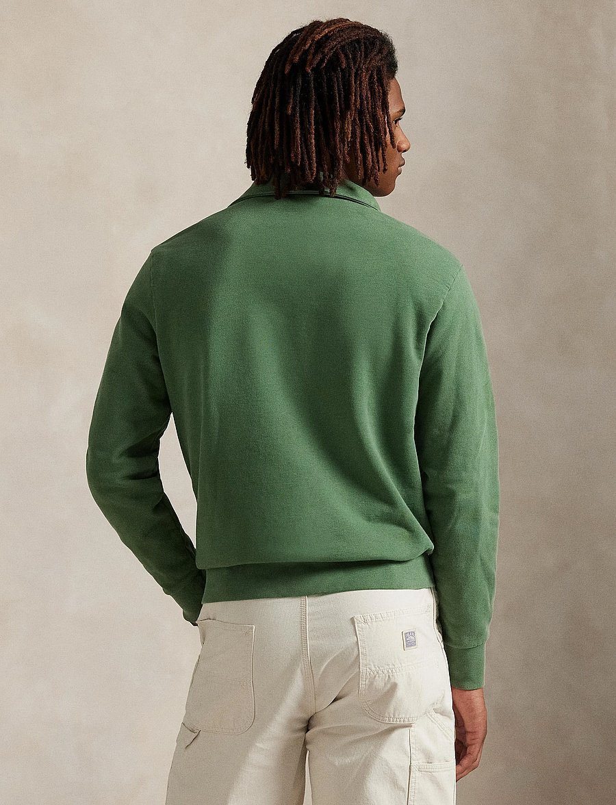 Polo Ralph Lauren - Loopback Fleece Quarter-Zip Sweatshirt - shoppa efter tillfälle - fatigue - 2