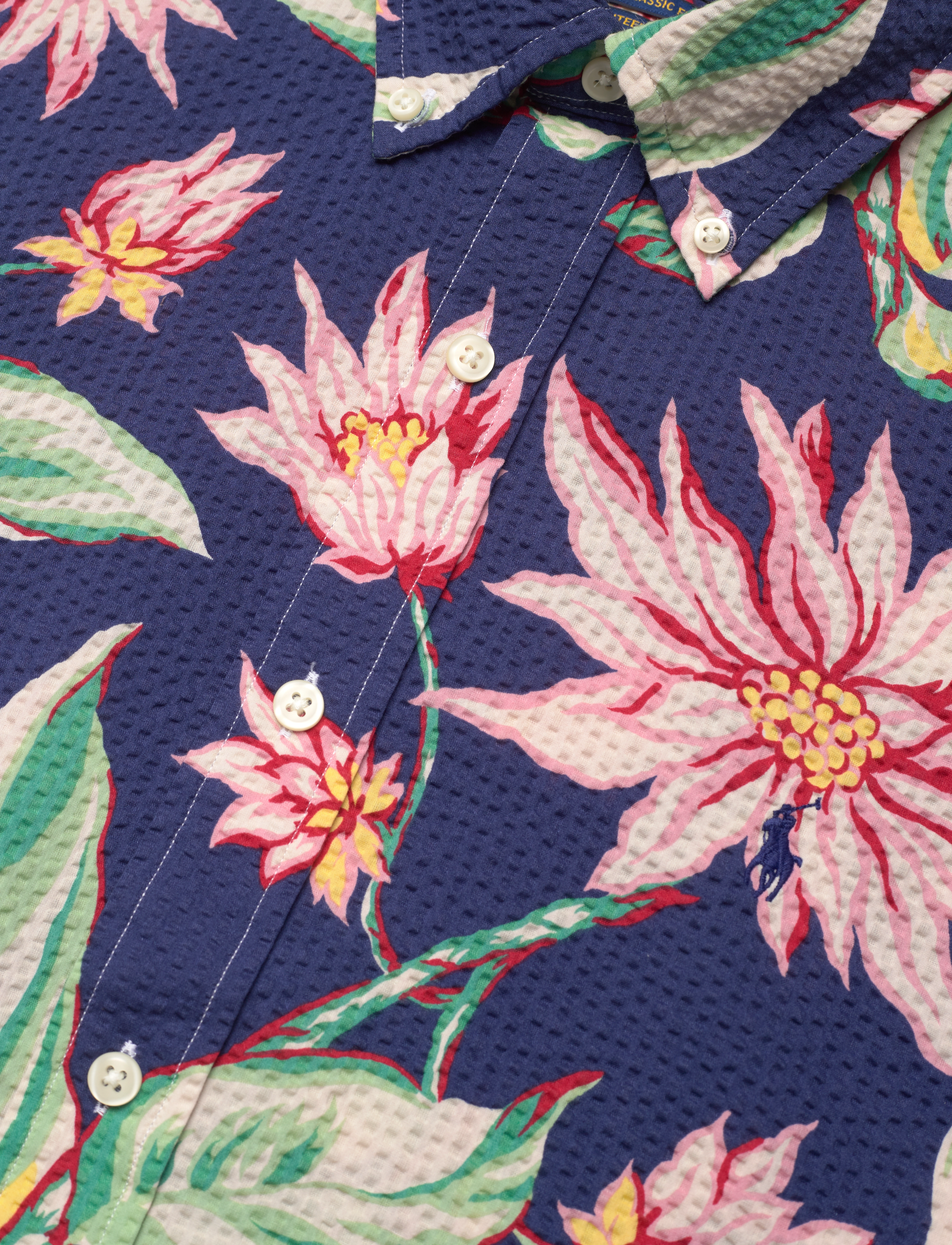 Polo Ralph Lauren - Classic Fit Floral Seersucker Shirt - 6296 belleville f - 3
