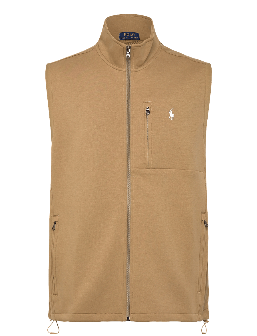 Polo Ralph Lauren - Double-Knit Mockneck Vest - westen - desert tan/c1730 - 1