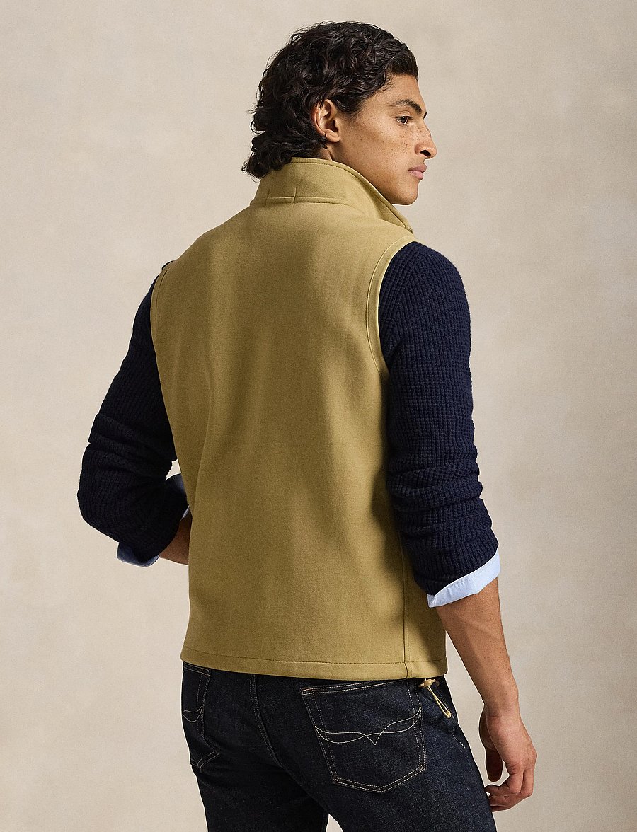 Polo Ralph Lauren - Double-Knit Mockneck Vest - westen - desert tan/c1730 - 3