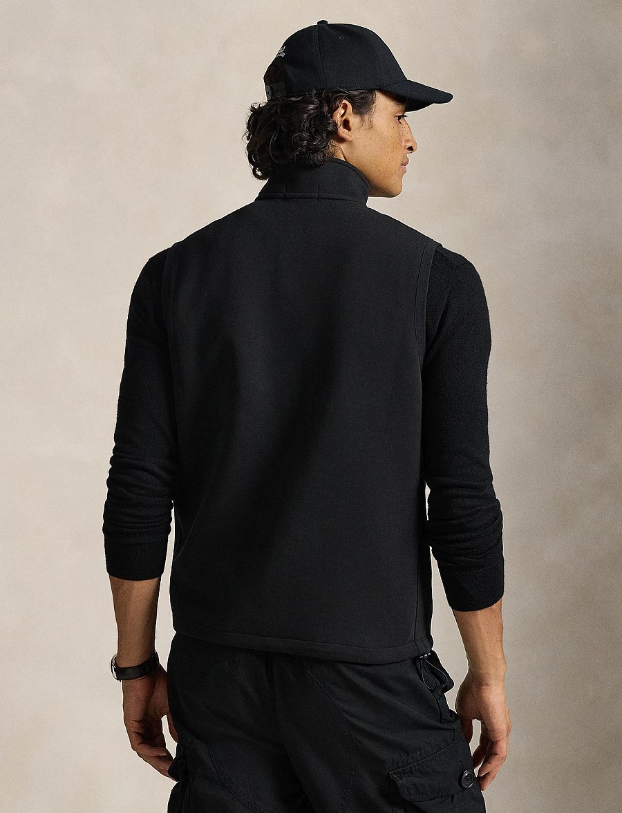 Polo Ralph Lauren - Double-Knit Mockneck Vest - westen - polo black - 3