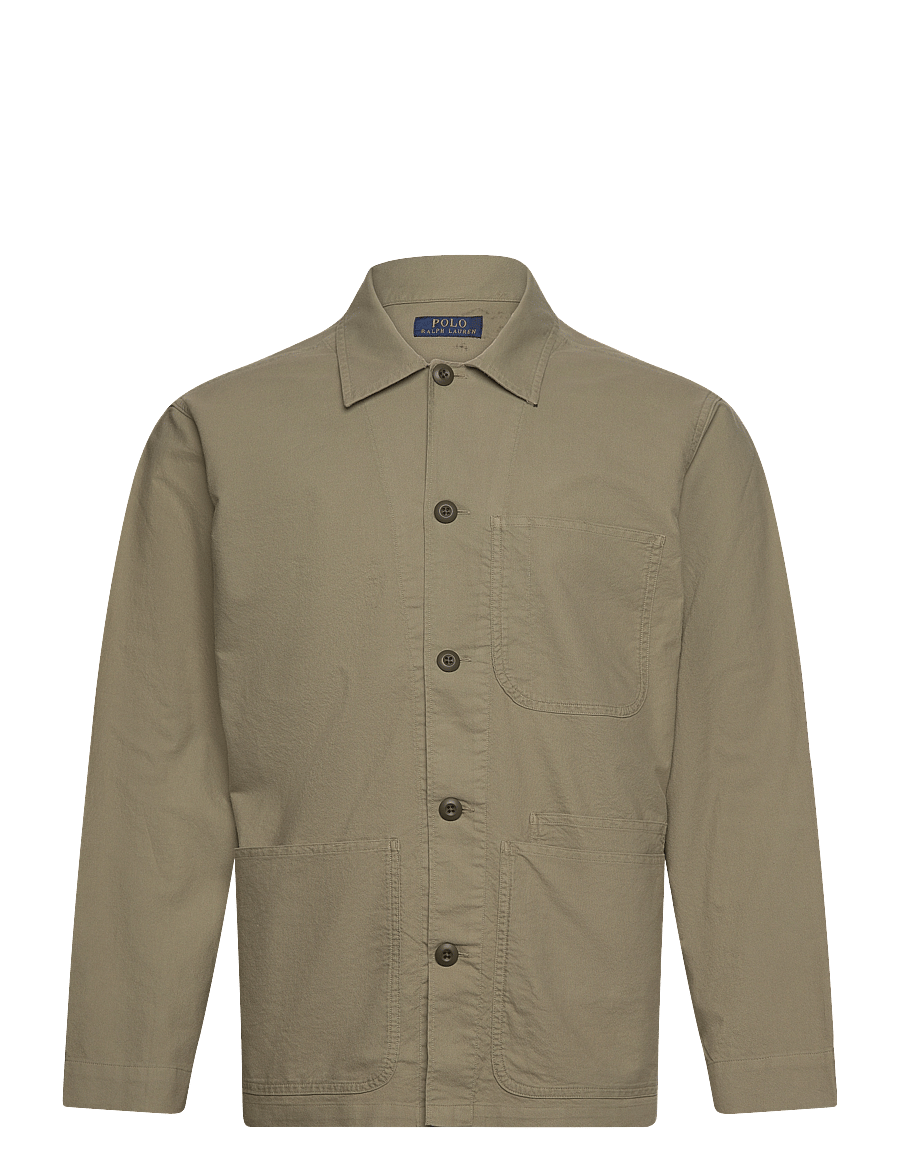Polo Ralph Lauren - Classic Fit Garment-Dyed Overshirt - sage green - 0