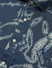Polo Ralph Lauren - Classic Fit Abstract Print Linen Shirt - casual skjortor - 6359 indigo shibo - 3