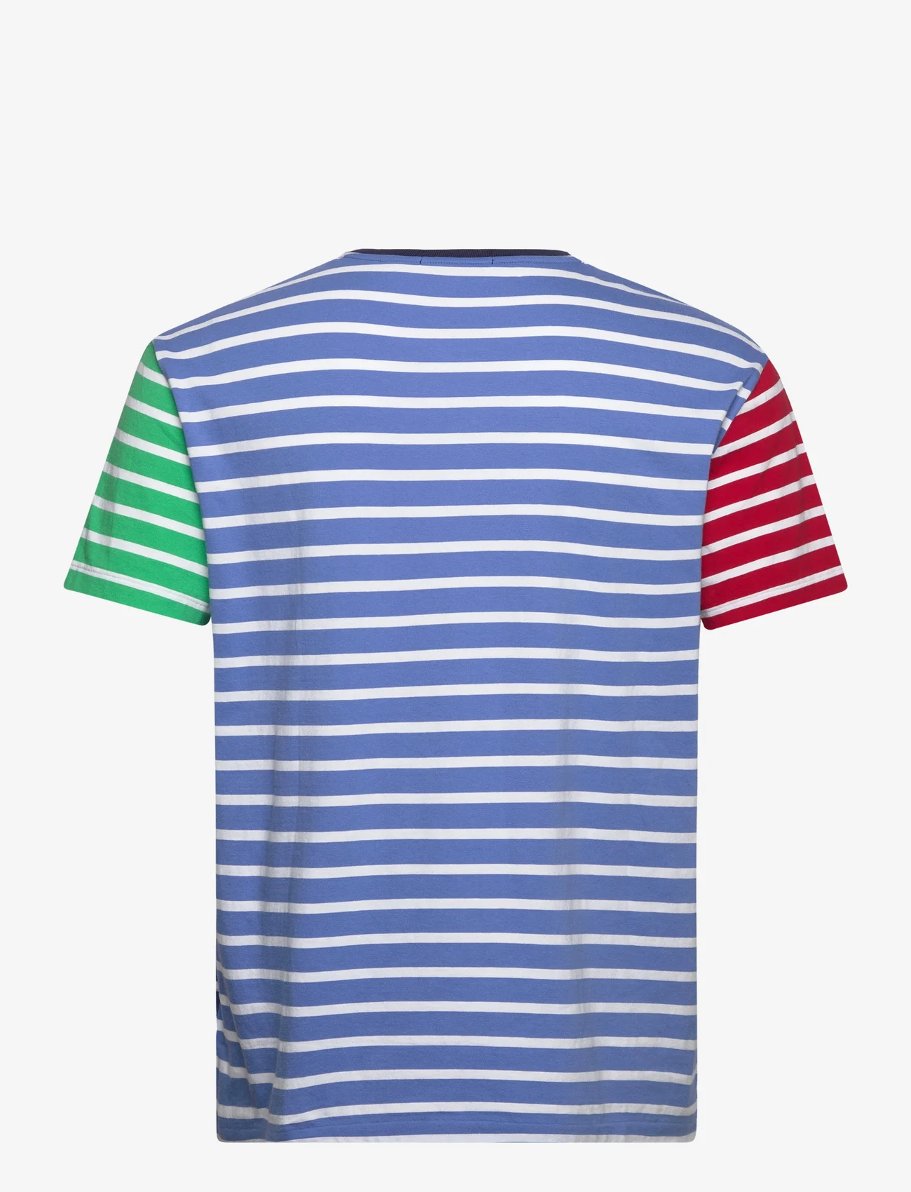 Polo Ralph Lauren - Classic Fit Color-Blocked Jersey T-Shirt - kortärmade t-shirts - beach royal multi - 1