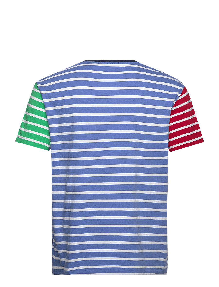 Polo Ralph Lauren - Classic Fit Color-Blocked Jersey T-Shirt - beach royal multi - 1