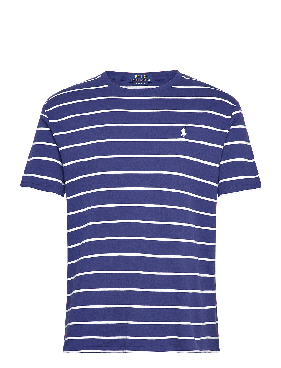 Polo Ralph Lauren - Classic Fit Striped Soft Cotton T-Shirt - fall royal/white - 0