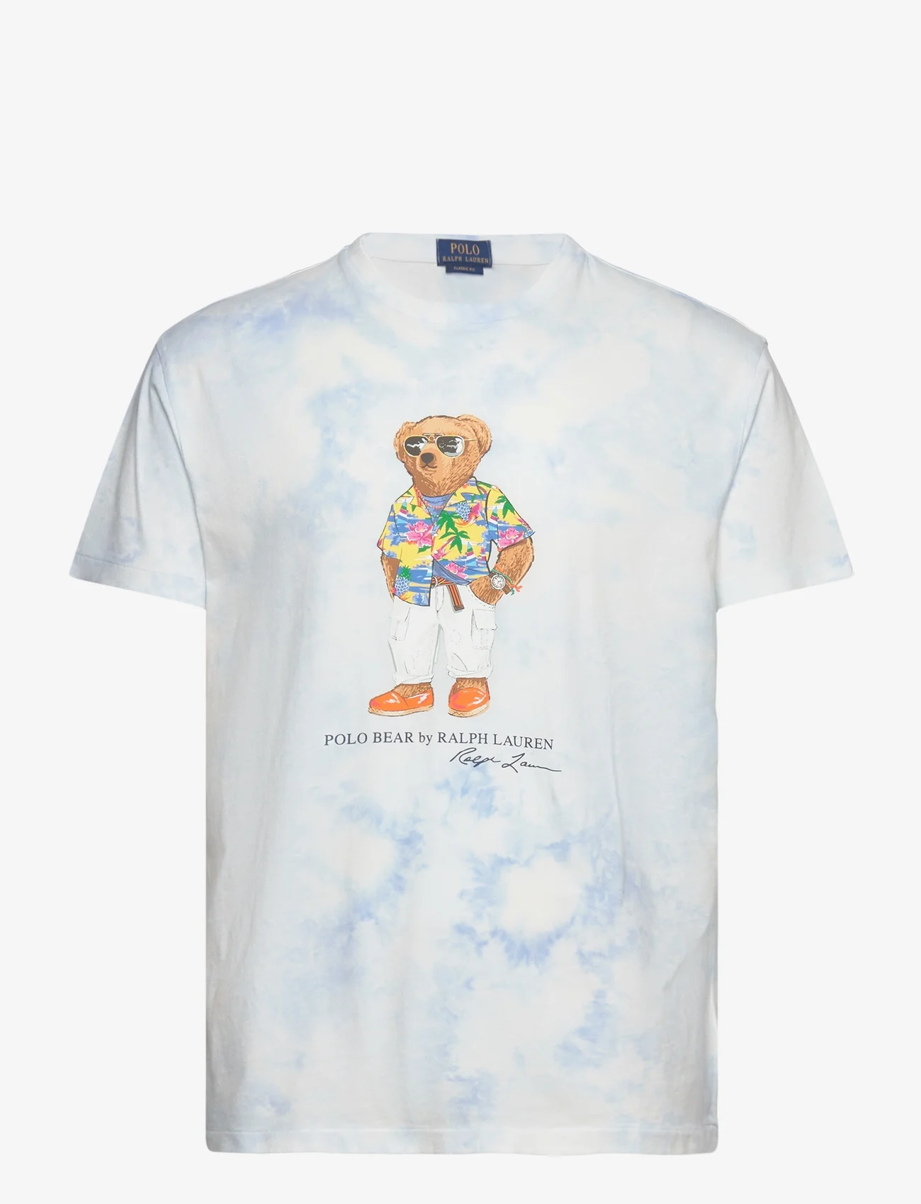 Polo Ralph Lauren - Classic Fit Polo Bear Tie-Dye T-Shirt - kurzärmelig - riviera bl cldwsh - 0