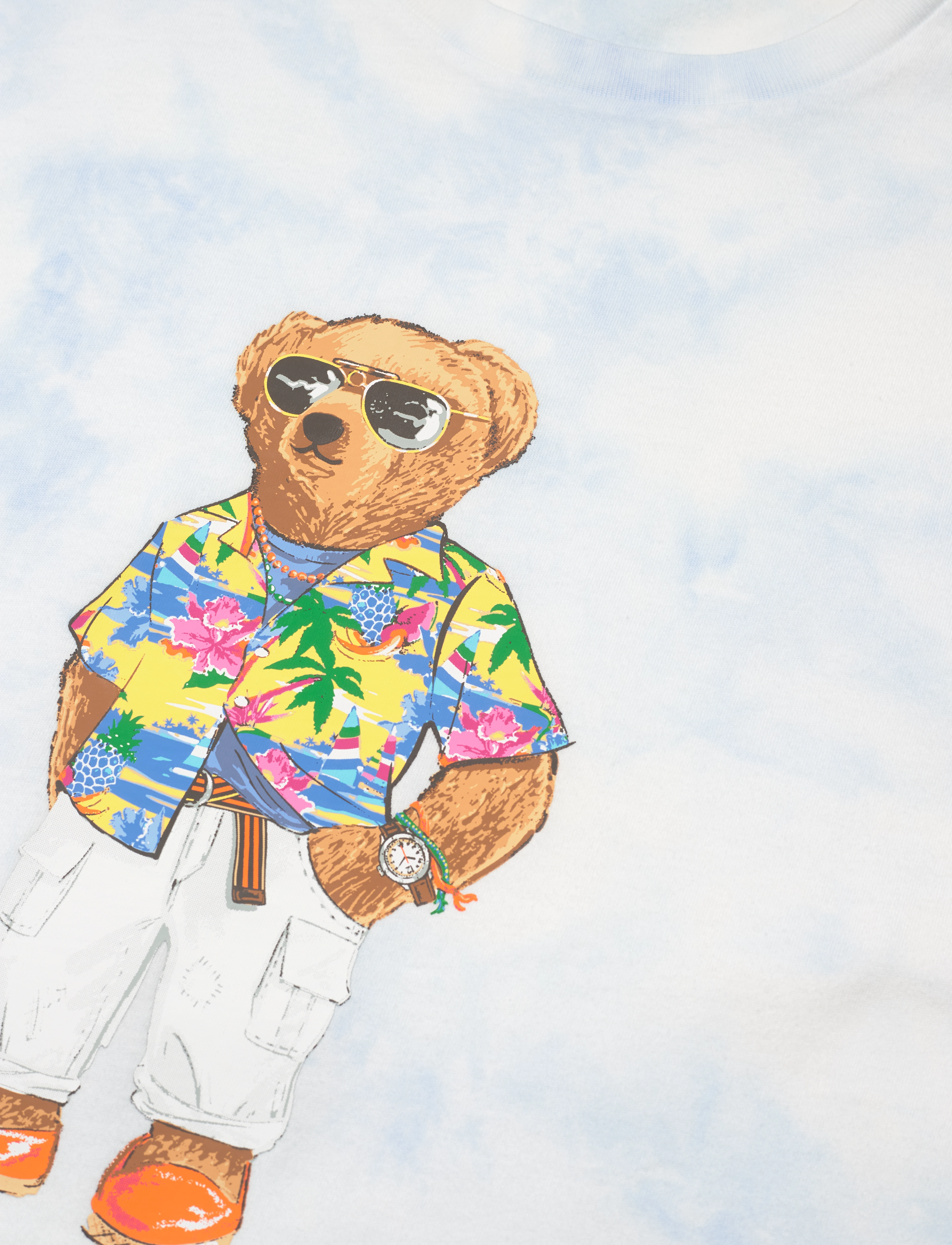 Polo Ralph Lauren - Classic Fit Polo Bear Tie-Dye T-Shirt - riviera bl cldwsh - 2