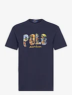 Classic Fit Logo Jersey T-Shirt - CRUISE NAVY