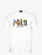 Classic Fit Logo Jersey T-Shirt - WHITE