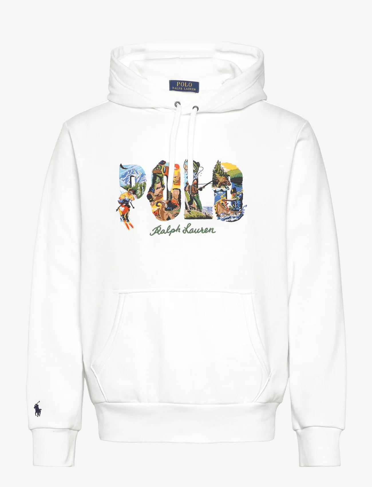 Polo Ralph Lauren - Logo Fleece Hoodie - hoodies - white - 0