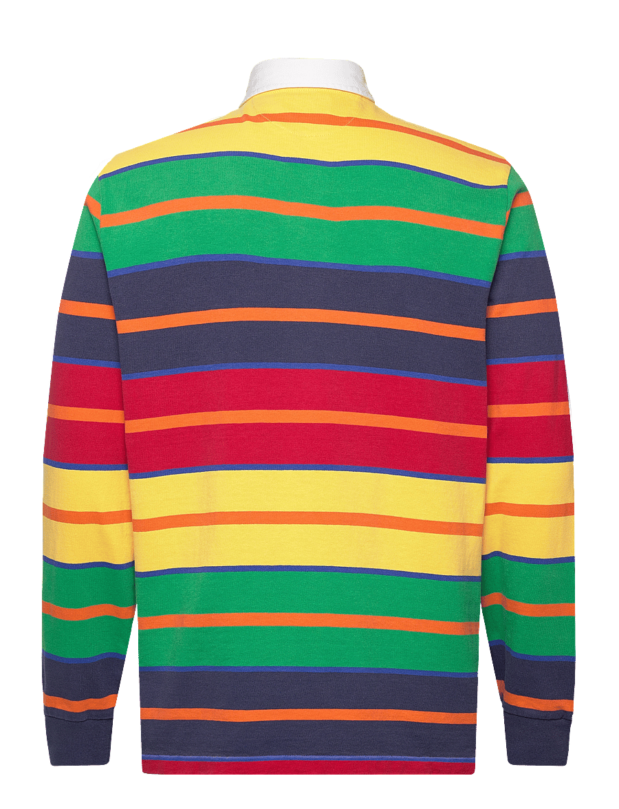 Polo Ralph Lauren - Classic Fit Striped Jersey Rugby Shirt - yellowfin multi - 1