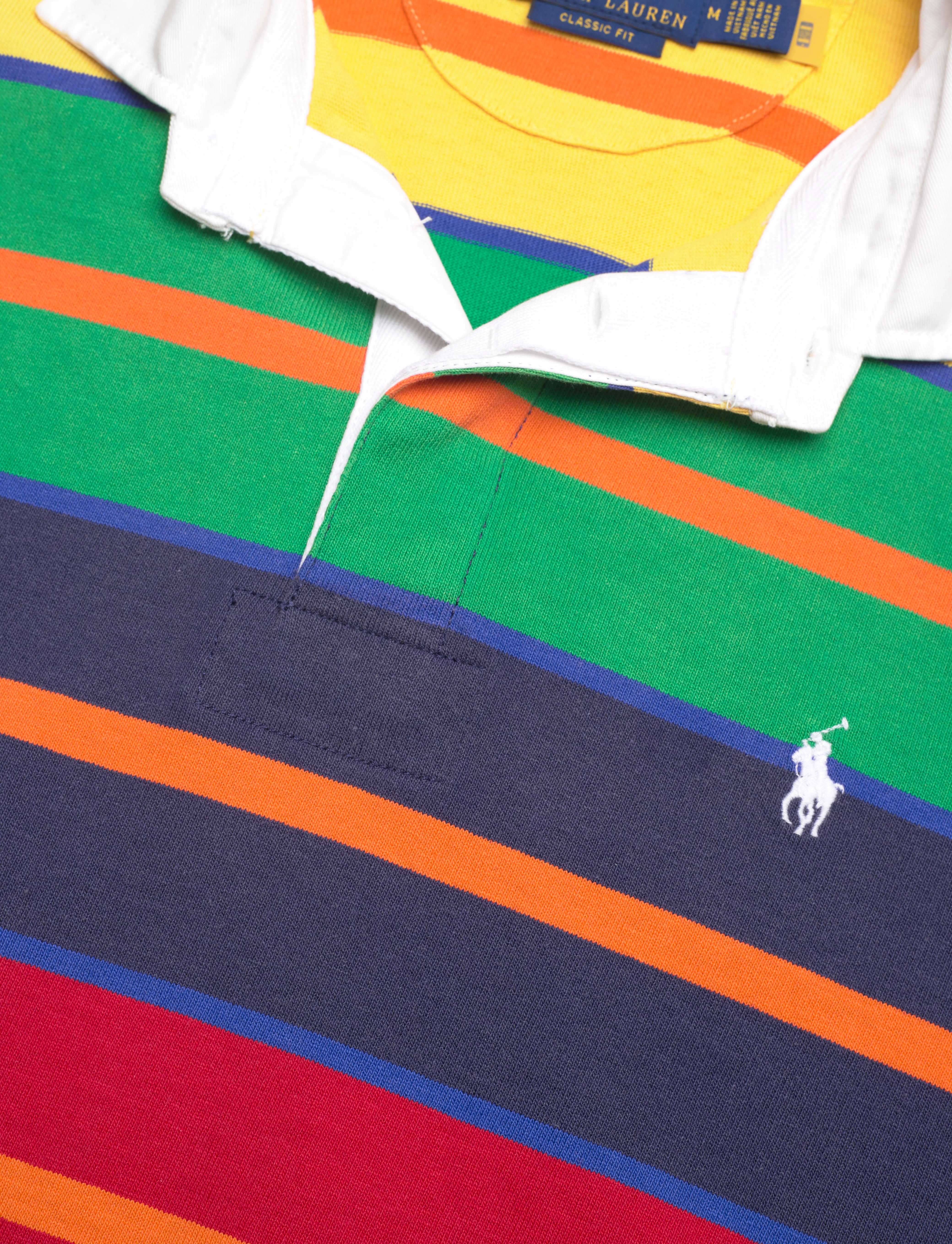 Polo Ralph Lauren - Classic Fit Striped Jersey Rugby Shirt - yellowfin multi - 2