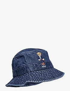 Polo Bear Denim Bucket Hat, Polo Ralph Lauren