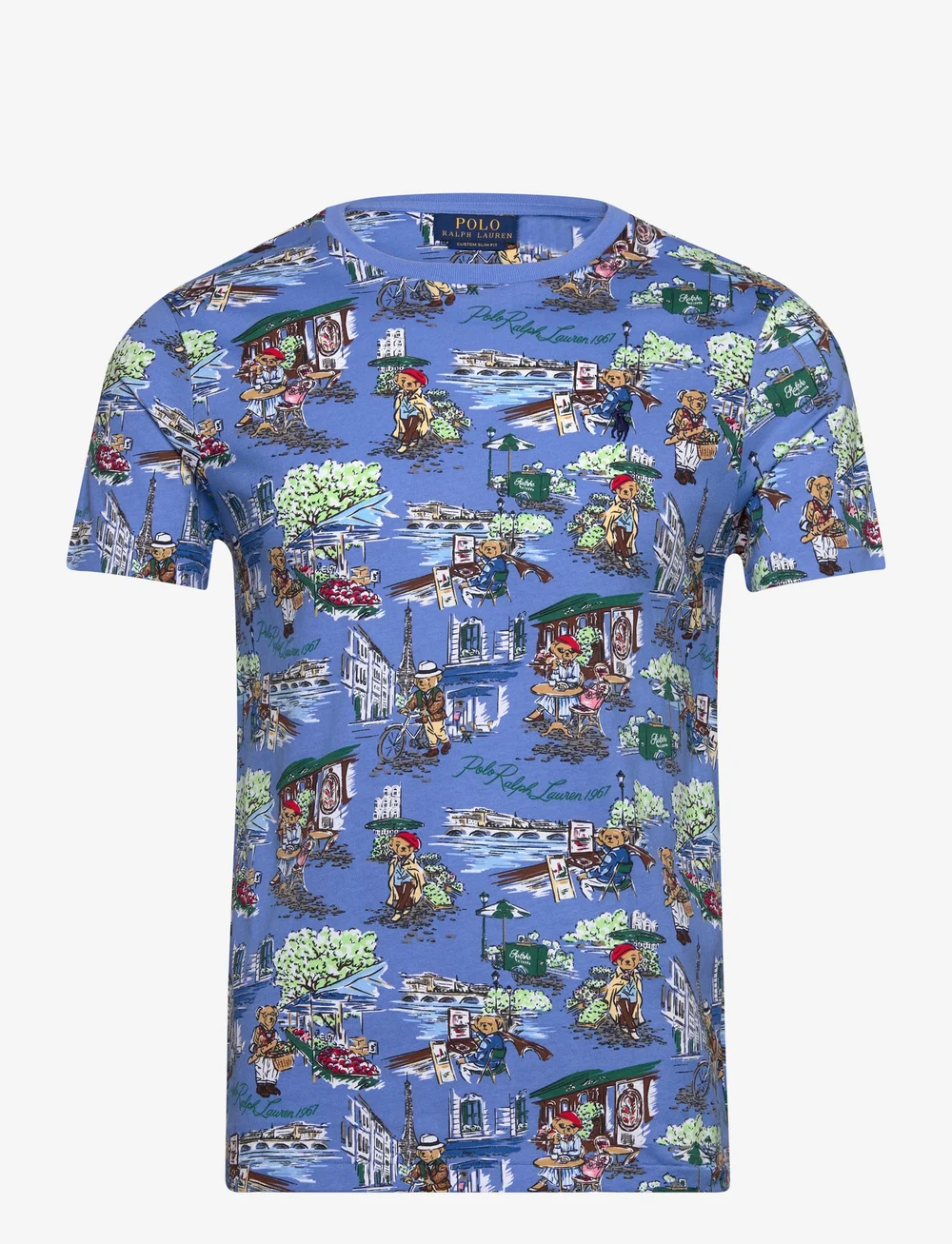 Polo Ralph Lauren Custom Slim Fit Polo Bear Jersey T shirt Short sleeved t shirts Boozt