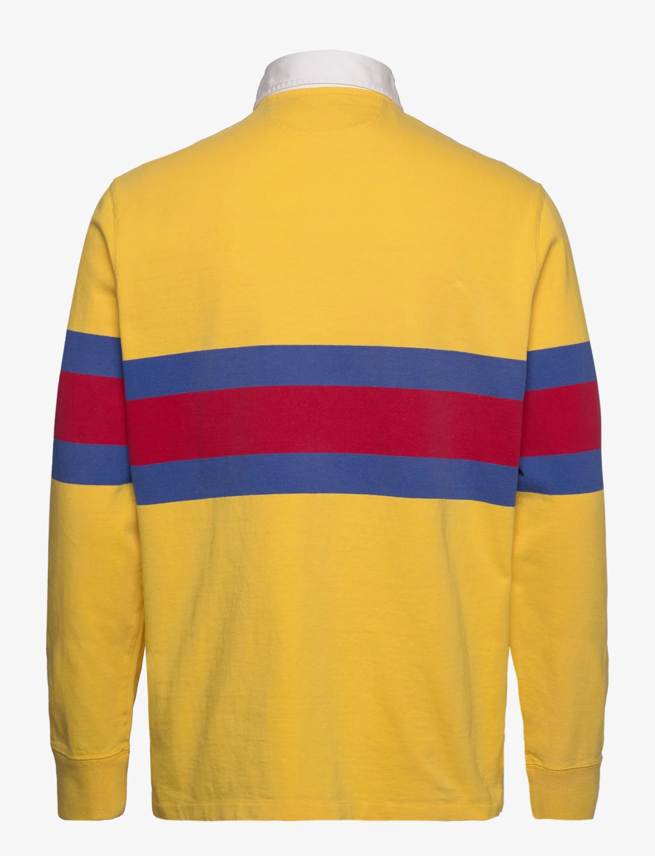 Polo Ralph Lauren - Classic Fit Striped Jersey Rugby Shirt - langärmelig - canary yellow mul - 1