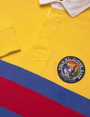 Polo Ralph Lauren - Classic Fit Striped Jersey Rugby Shirt - langärmelig - canary yellow mul - 2