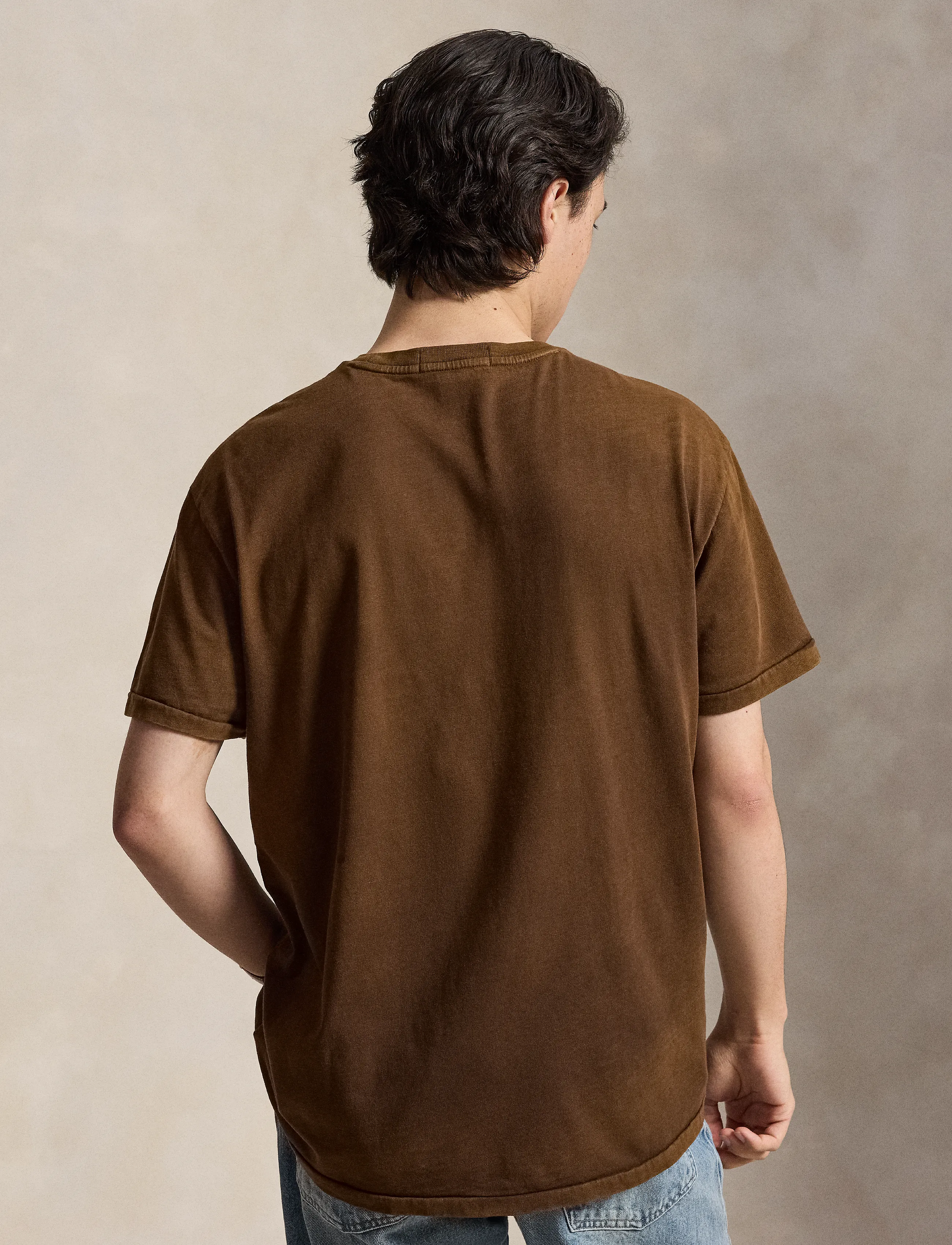 Polo Ralph Lauren - The Ralph Logo T-Shirt - short-sleeved t-shirts - copper brown - 2