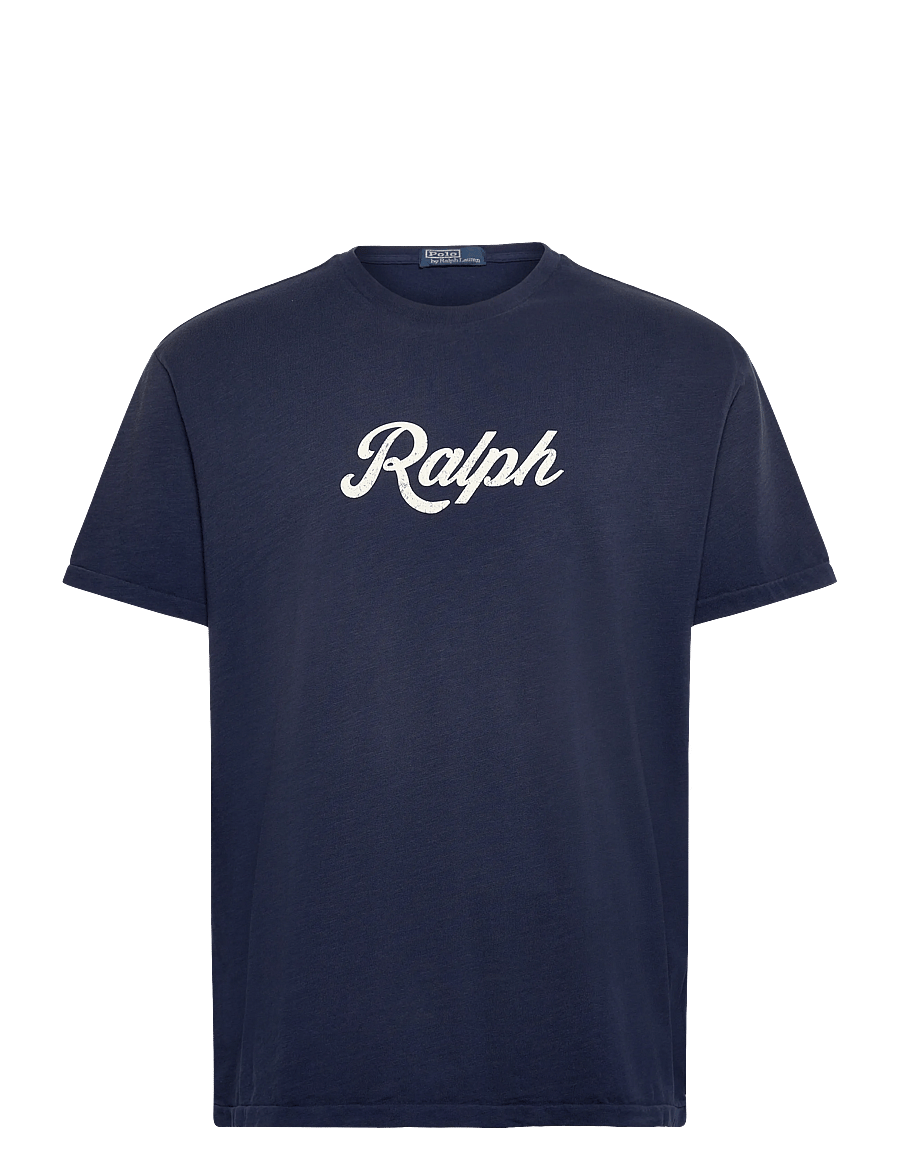 Polo Ralph Lauren - The Ralph Logo T-Shirt - short-sleeved t-shirts - dark cobalt/white - 1