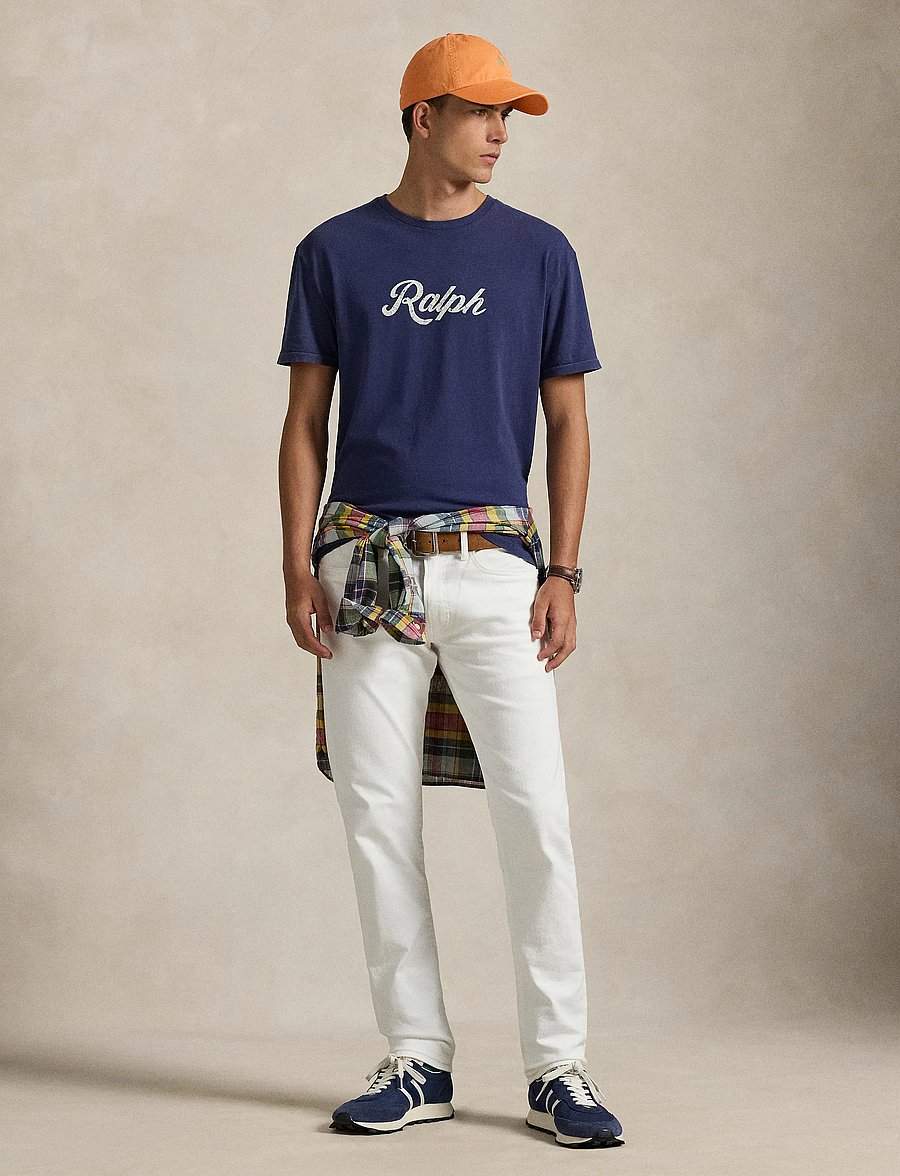 Polo Ralph Lauren - The Ralph Logo T-Shirt - short-sleeved t-shirts - dark cobalt/white - 0