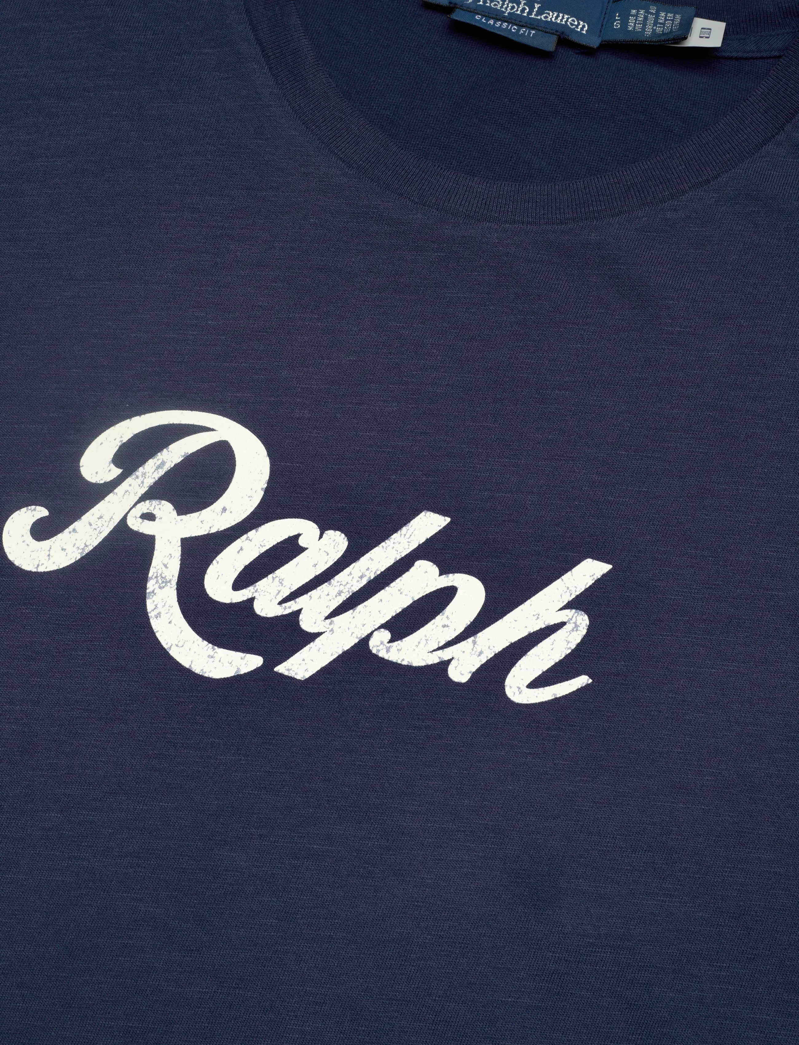 Polo Ralph Lauren - 20/1 UNEVEN JERSEY-SSL-TSH - kortærmede t-shirts - dark cobalt/white - 4