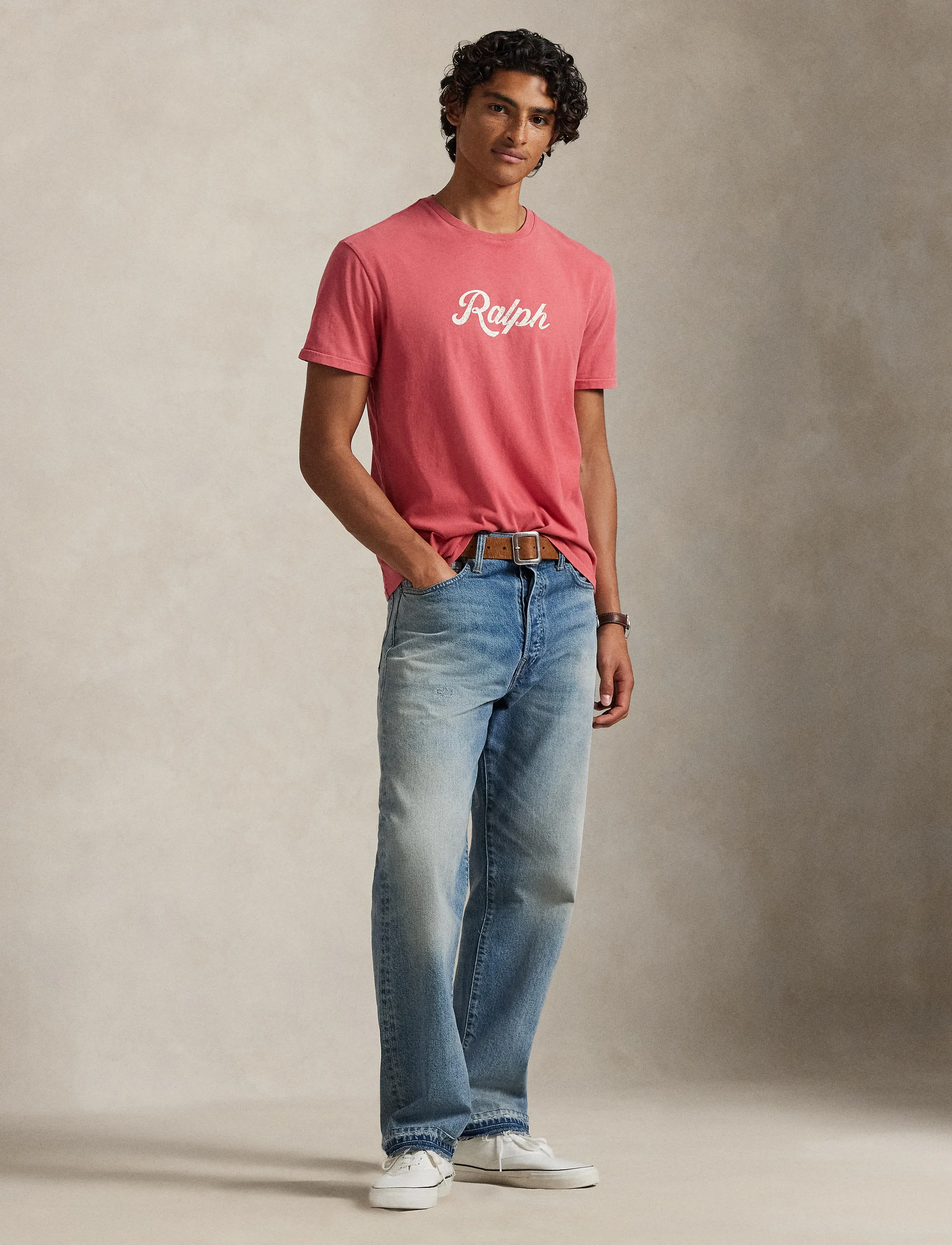 Polo Ralph Lauren The Ralph Logo T-Shirt - Bolir - NANTUCKET RED/WHI / red