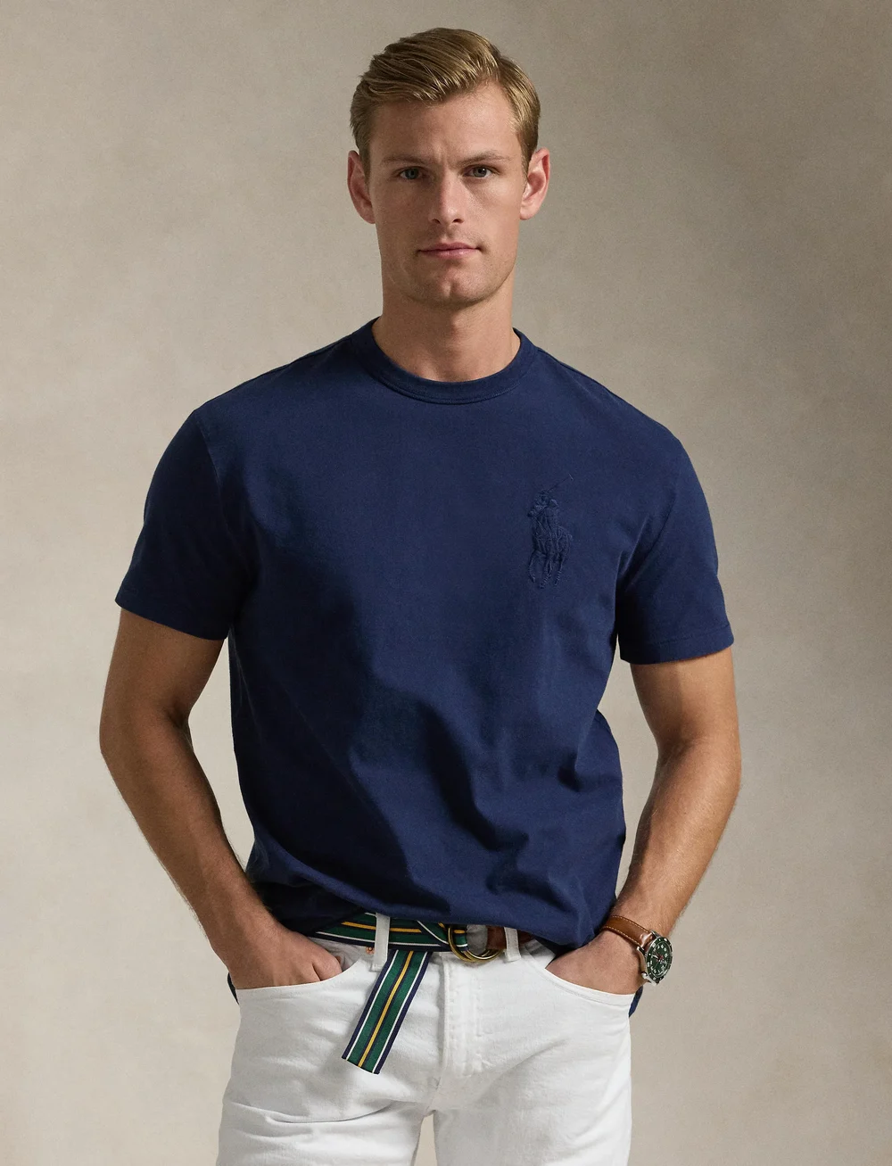 Polo Ralph Lauren - Classic Fit Big Pony Jersey T-Shirt - t-shirts à manches courtes - cruise navy - 3