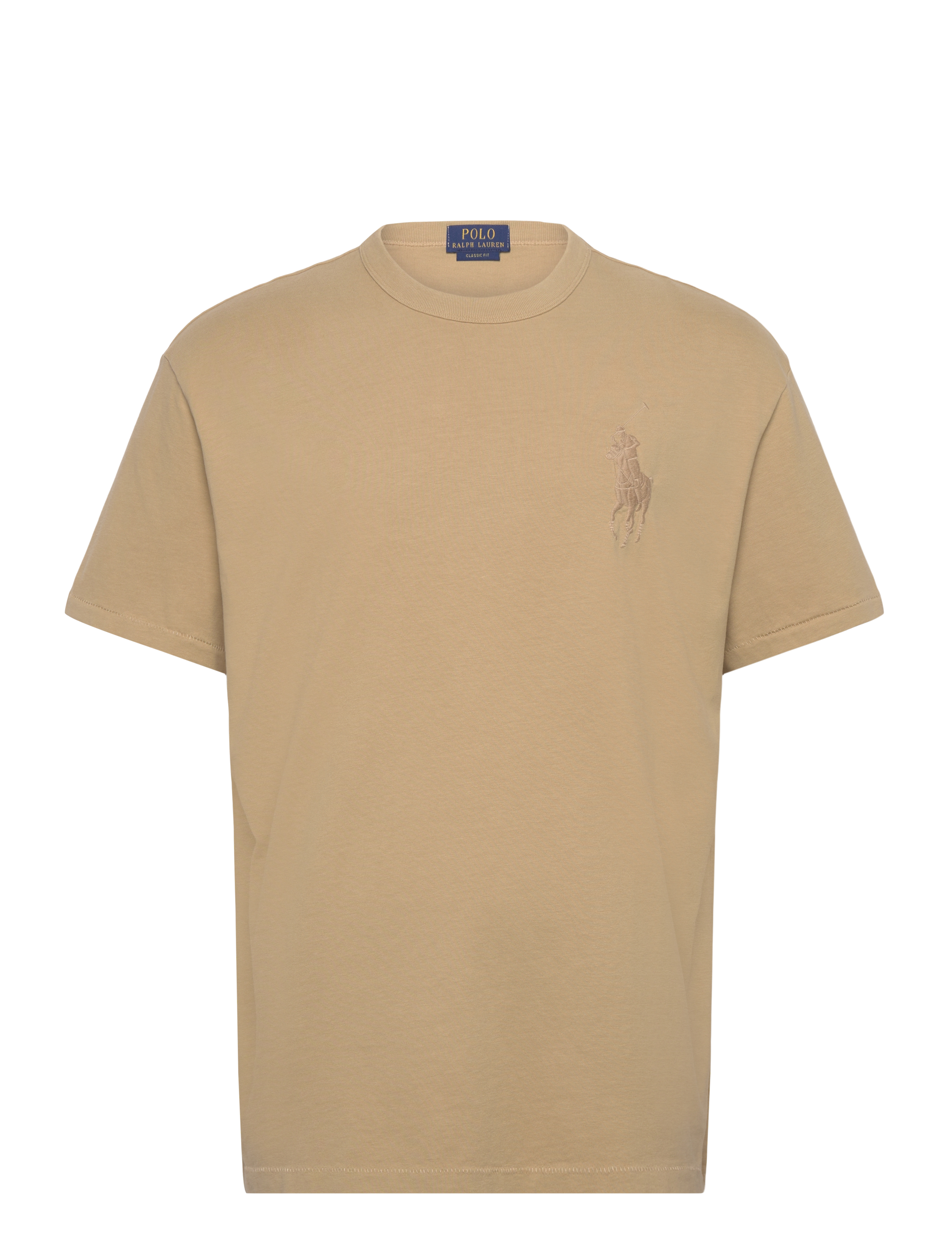 POLO RALPH LAUREN Klassisch Fit Big Pony Jersey T-Shirt Beige - XS - Herren