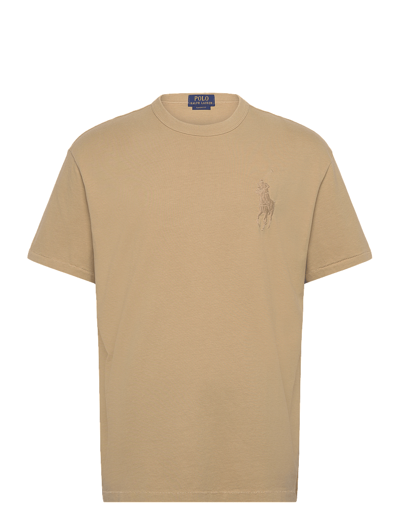 Polo Ralph Lauren - Classic Fit Big Pony Jersey T-Shirt - kortærmede t-shirts - rl khaki - 0