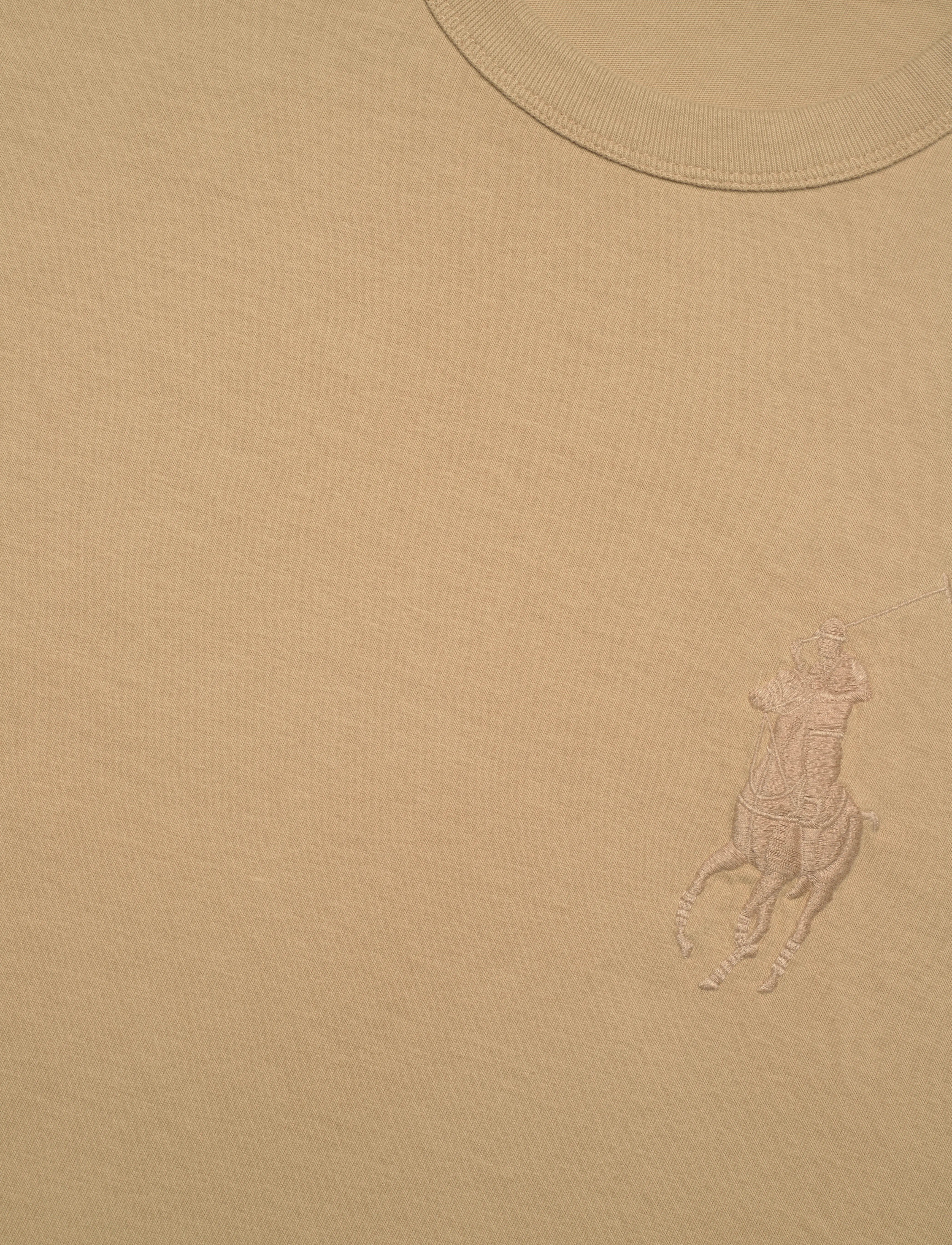 Polo Ralph Lauren - Classic Fit Big Pony Jersey T-Shirt - kortærmede t-shirts - rl khaki - 2