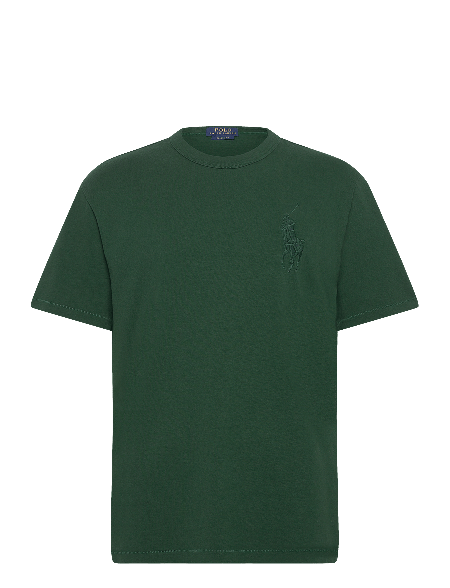 Polo Ralph Lauren - Classic Fit Big Pony Jersey T-Shirt - kortærmede t-shirts - vintage pine - 0