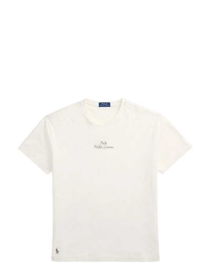 Polo Ralph Lauren - Classic Fit Logo Jersey T-Shirt - kurzärmelig - pale cream - 1