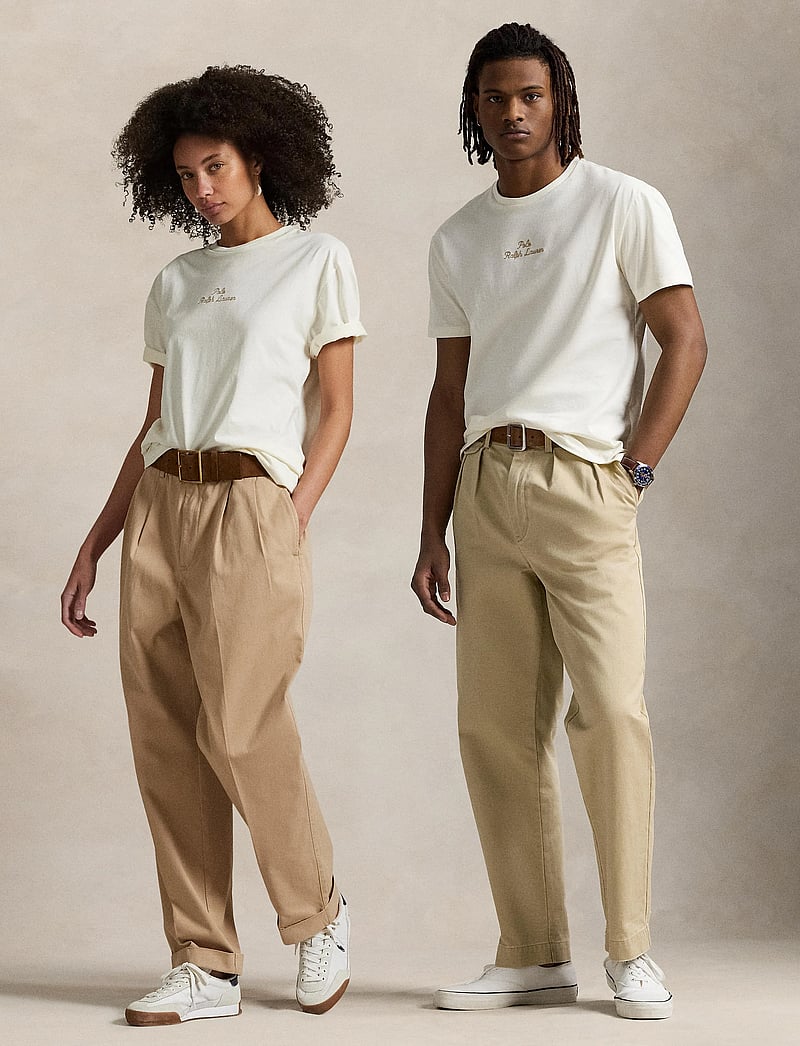 Polo Ralph Lauren - Classic Fit Logo Jersey T-Shirt - kurzärmelig - pale cream - 3