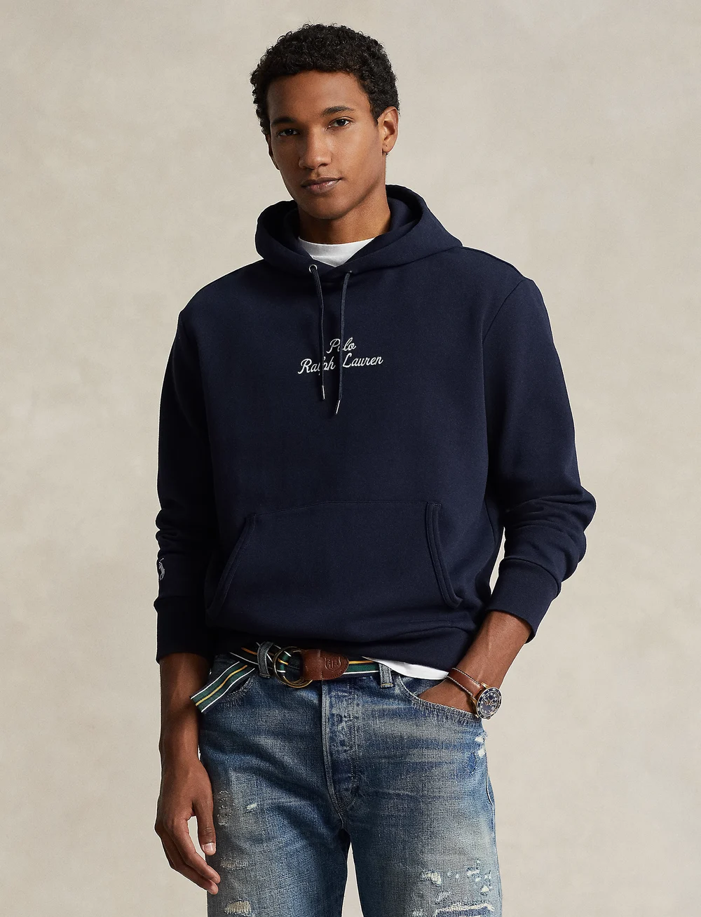 Polo Ralph Lauren - Logo Double-Knit Hoodie - kapuzenpullover - aviator navy - 0